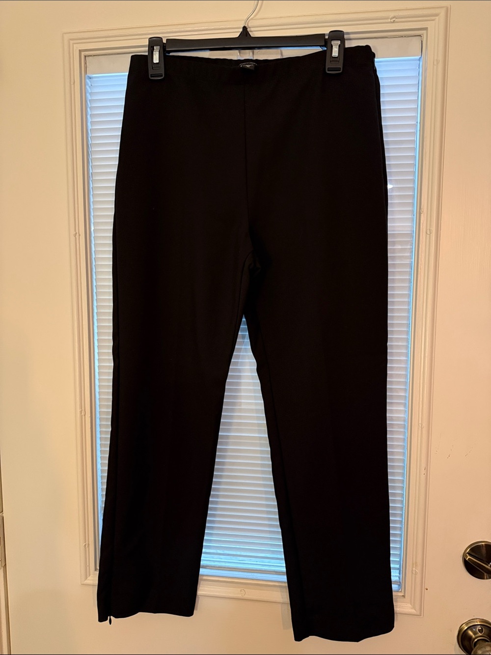 Karen Kane Black Straight-Leg Trousers